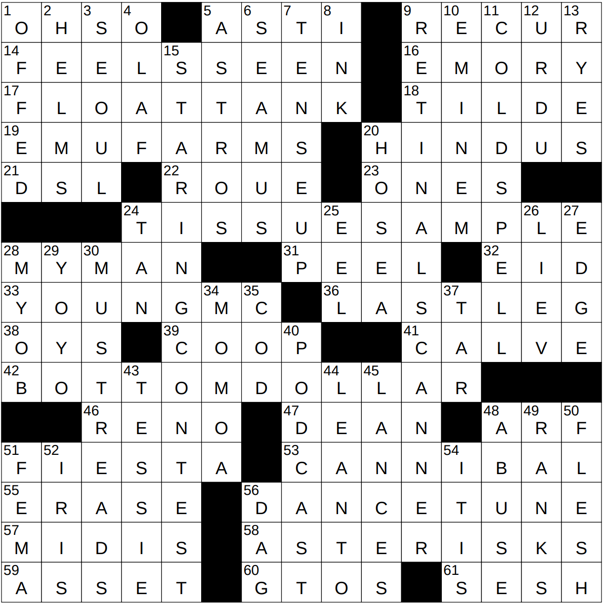 122322 NY Times Crossword 23 Dec 22, Friday