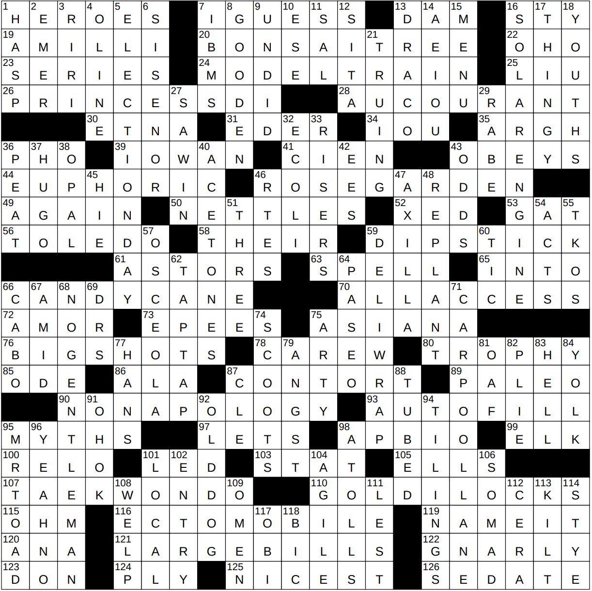 0108 23 NY Times Crossword 8 Jan 23 Sunday NYXCrossword com