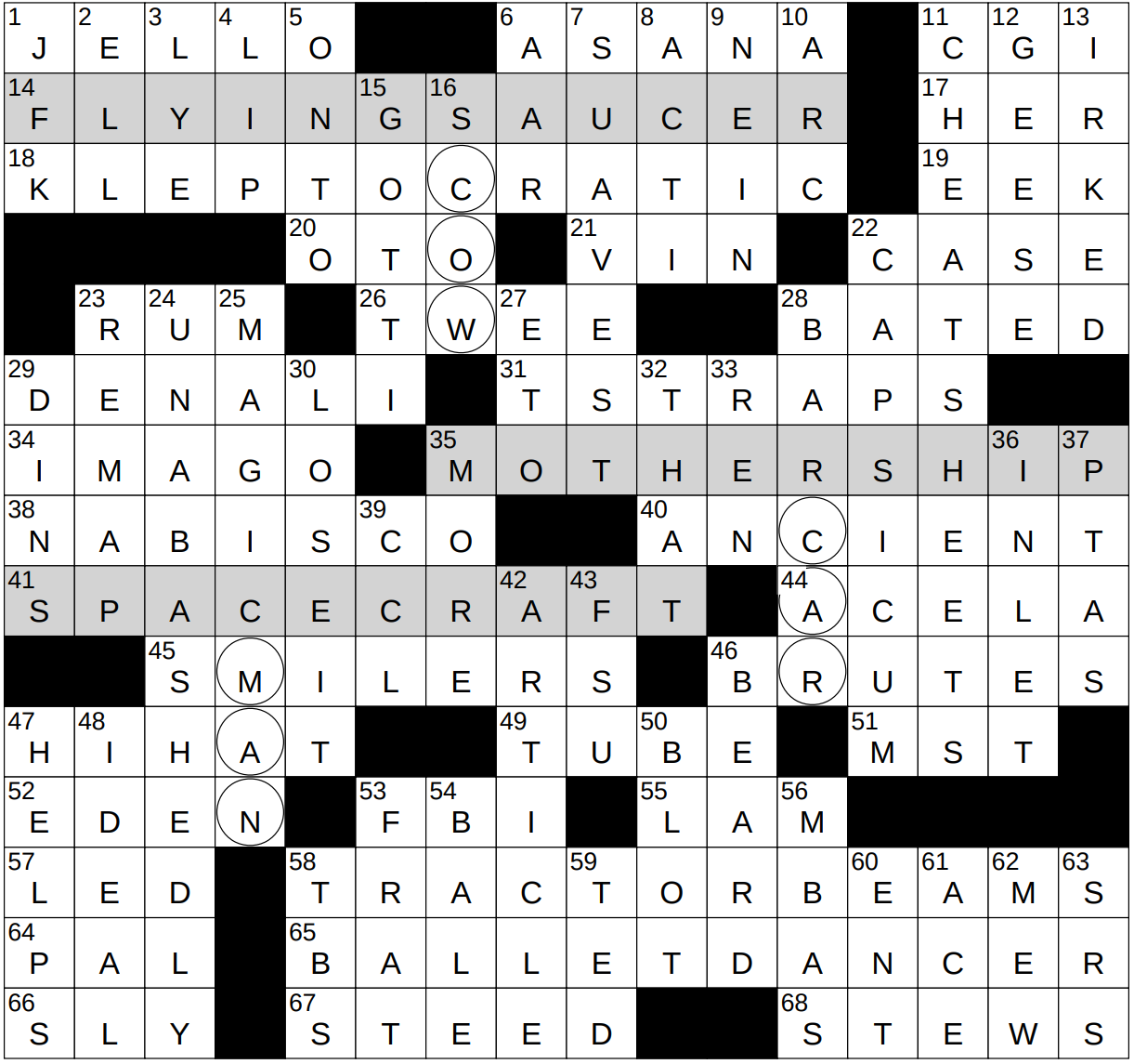 0201 23 NY Times Crossword 1 Feb 23 Wednesday NYXCrossword com