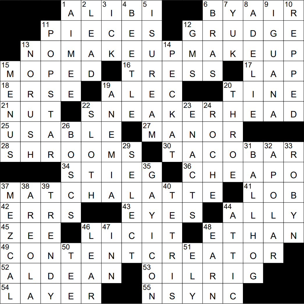 0224 23 NY Times Crossword 24 Feb 23 Friday NYXCrossword com