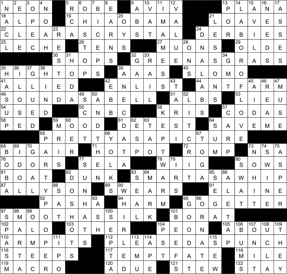0219 23 NY Times Crossword 19 Feb 23 Sunday NYXCrossword com