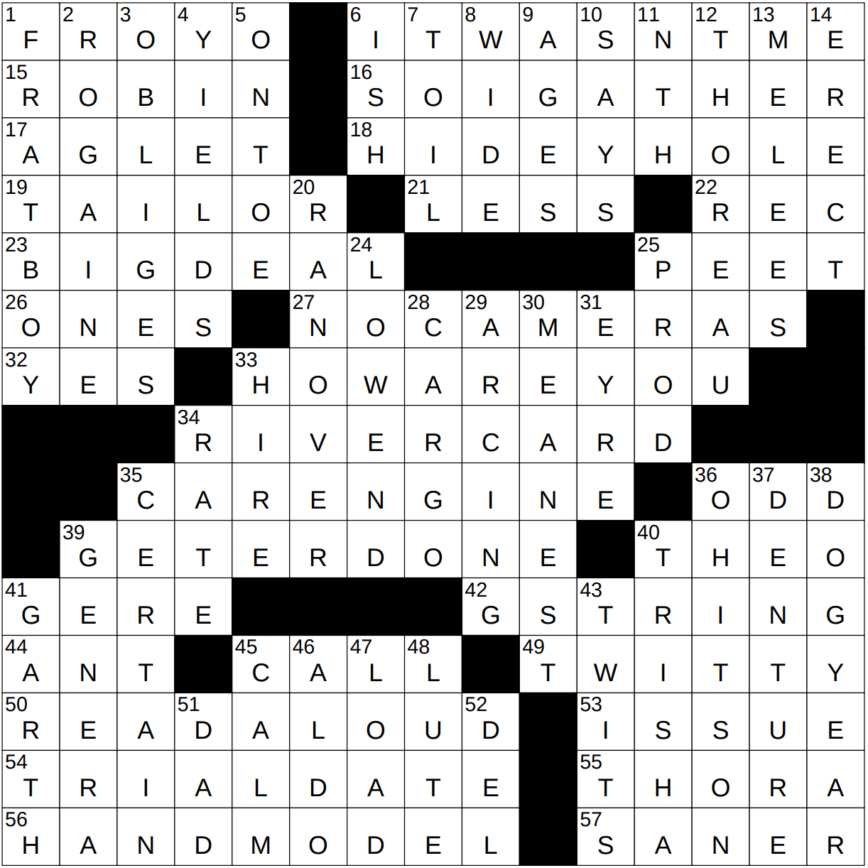 0225 23 NY Times Crossword 25 Feb 23 Saturday