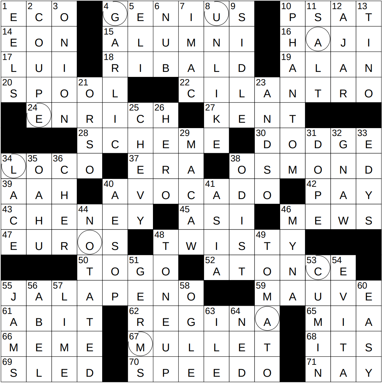 0308 23 NY Times Crossword 8 Mar 23 Wednesday