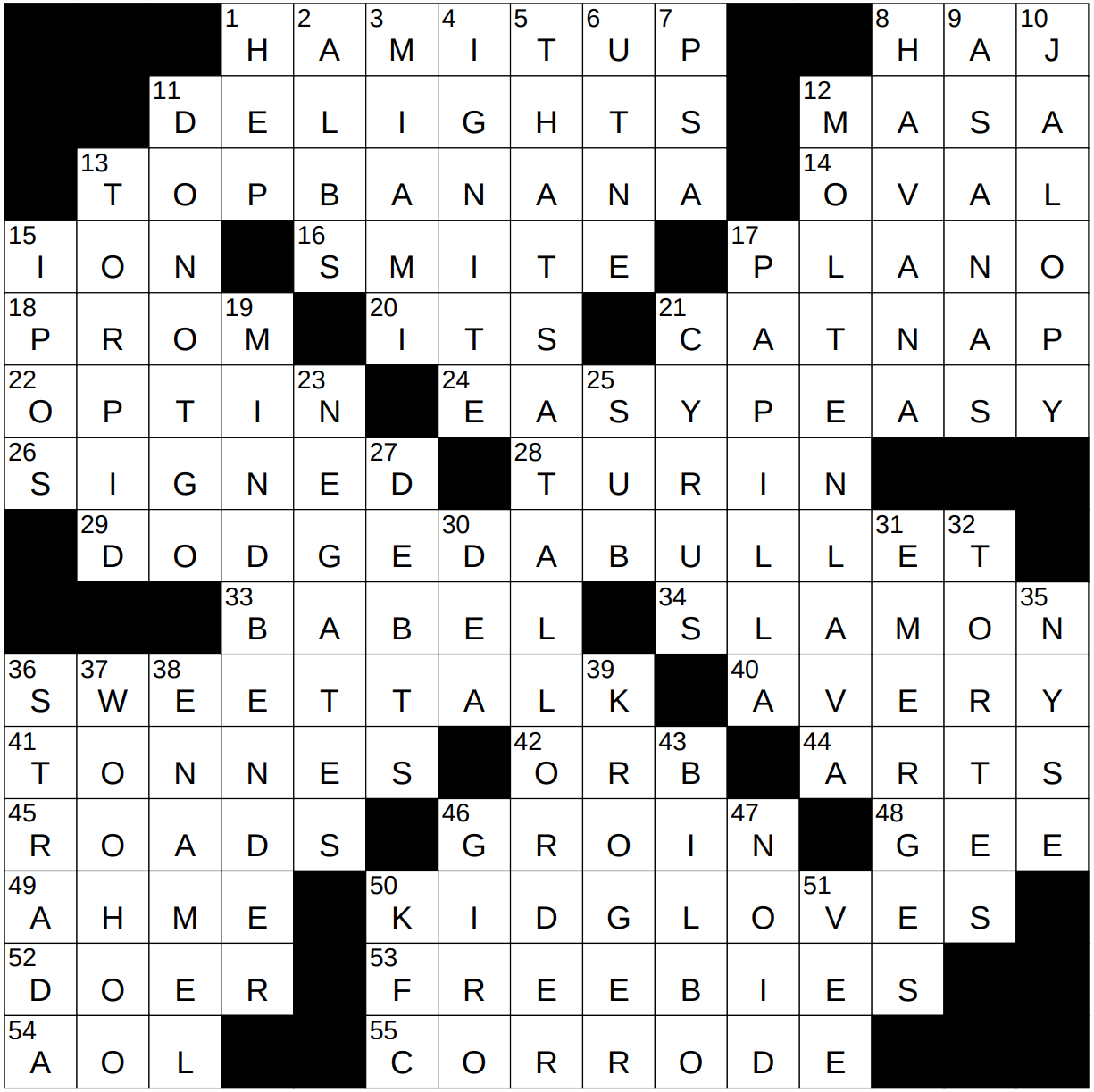 0407 23 NY Times Crossword 7 Apr 23 Friday