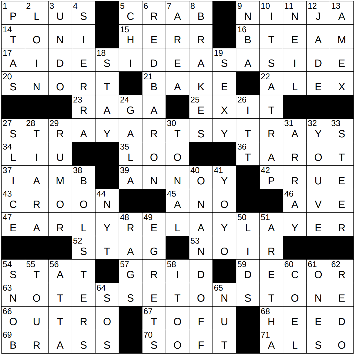 0412 23 NY Times Crossword 12 Apr 23 Wednesday