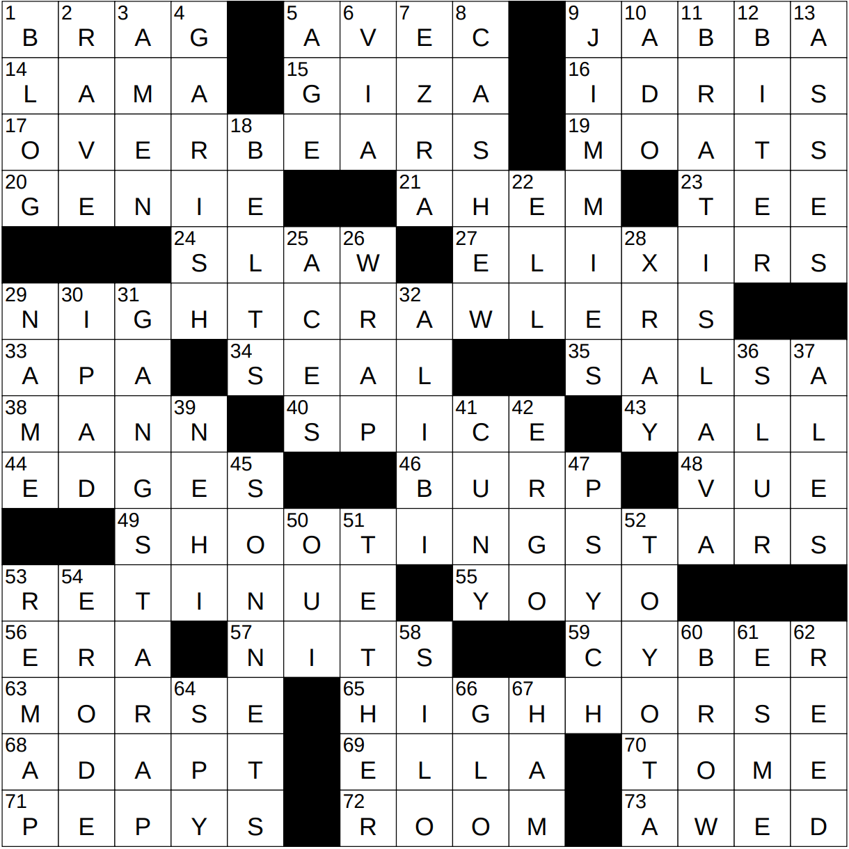 0510 23 NY Times Crossword 10 May 23 Wednesday NYXCrossword com