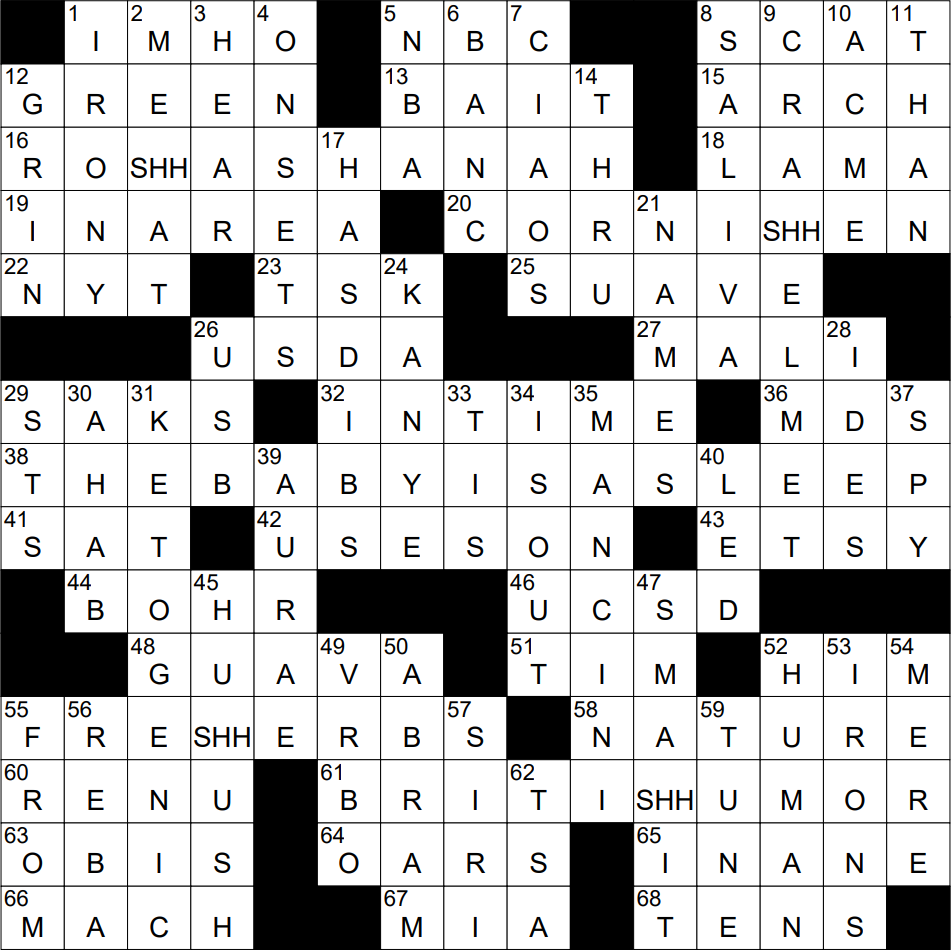 0622 23 NY Times Crossword 22 Jun 23 Thursday NYXCrossword com