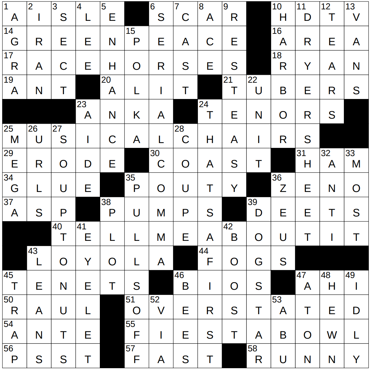 0609 23 NY Times Crossword 9 Jun 23 Friday NYXCrossword com