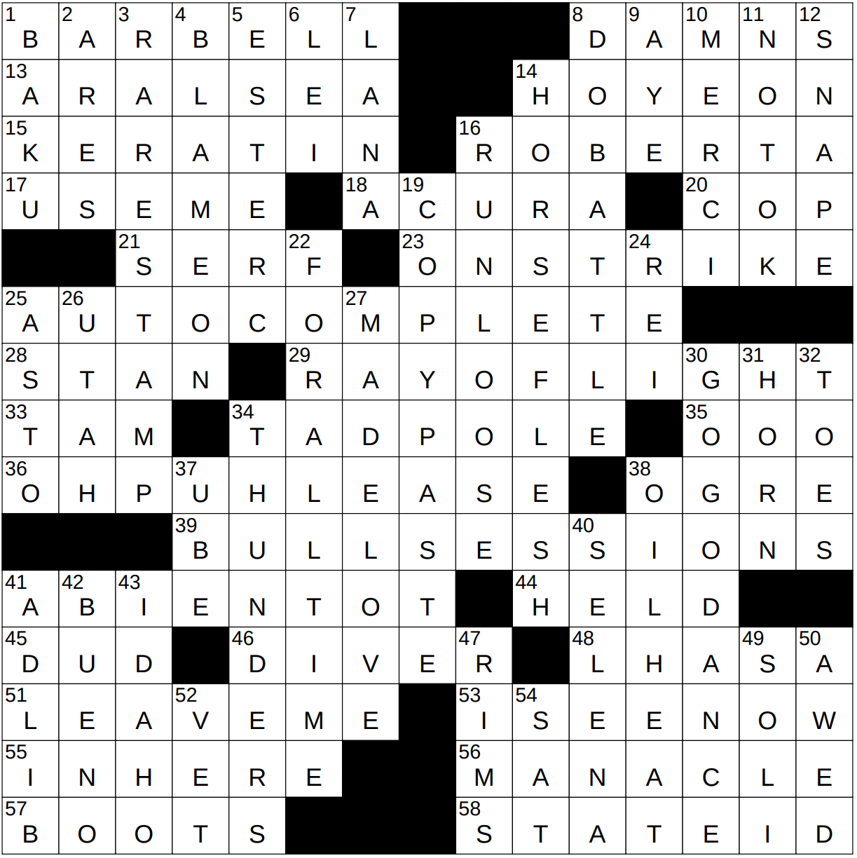 0617 23 NY Times Crossword 17 Jun 23 Saturday NYXCrossword com