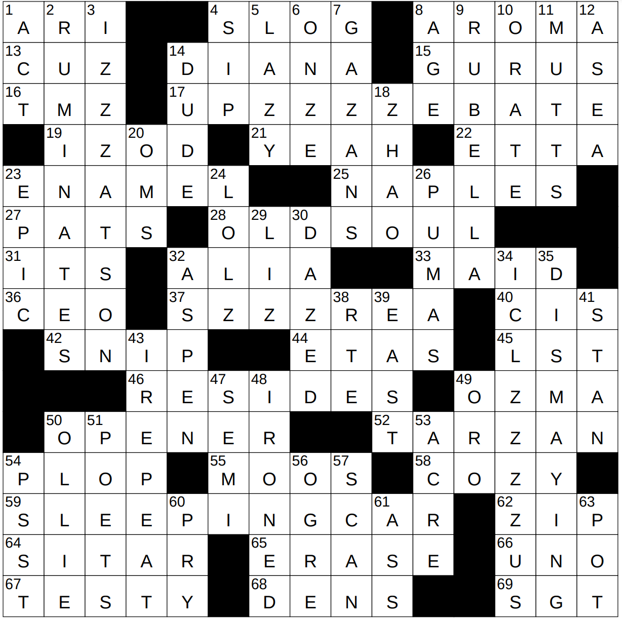 0720-23 NY Times Crossword 20 Jul 23, Thursday picture