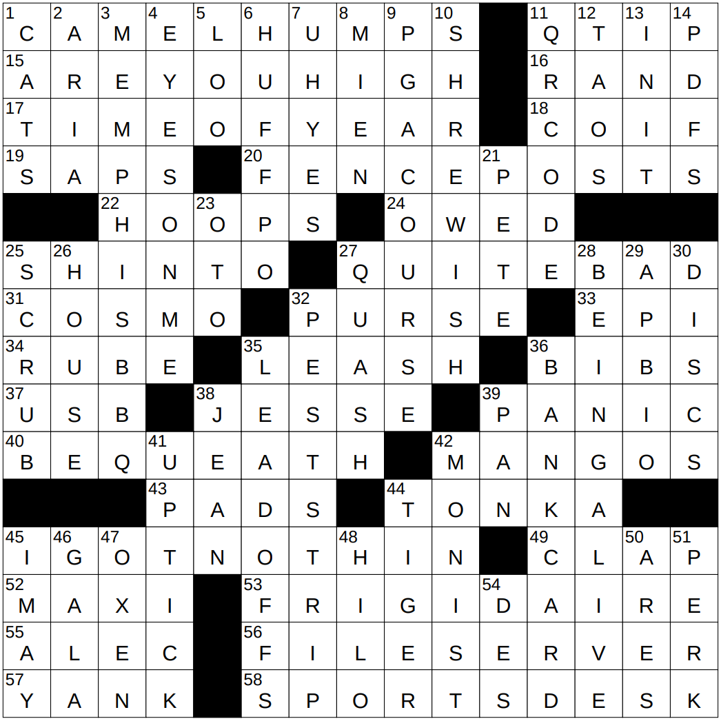 0729-23 NY Times Crossword 29 Jul 23, Saturday 