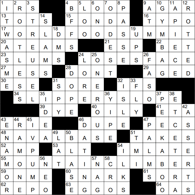 0904 23 NY Times Crossword 4 Sep 23 Monday NYXCrossword com