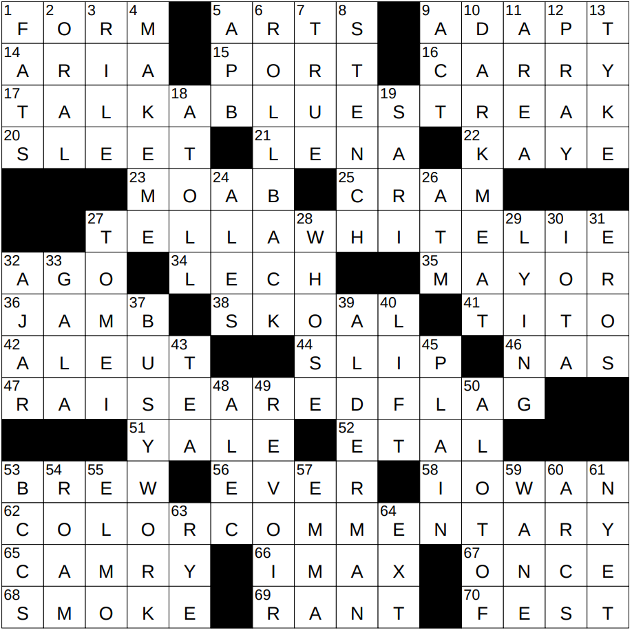 Alphabet Crossword Puzzles - Page 23