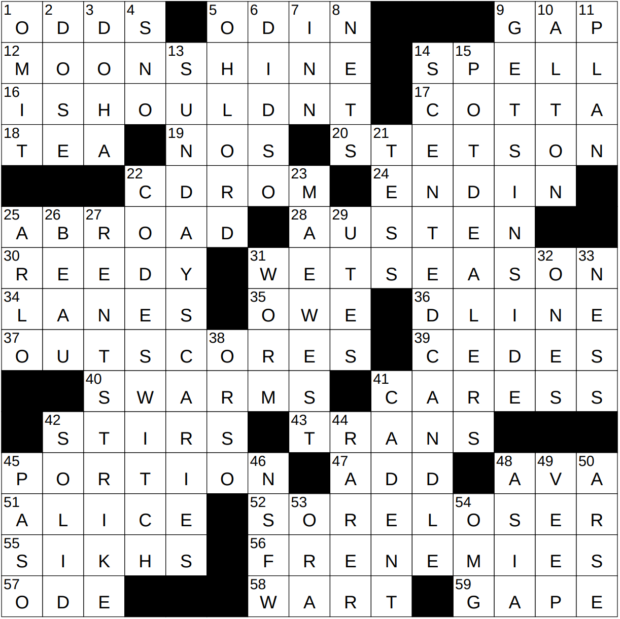 1229-22 NY Times Crossword 29 Dec 22, Thursday 