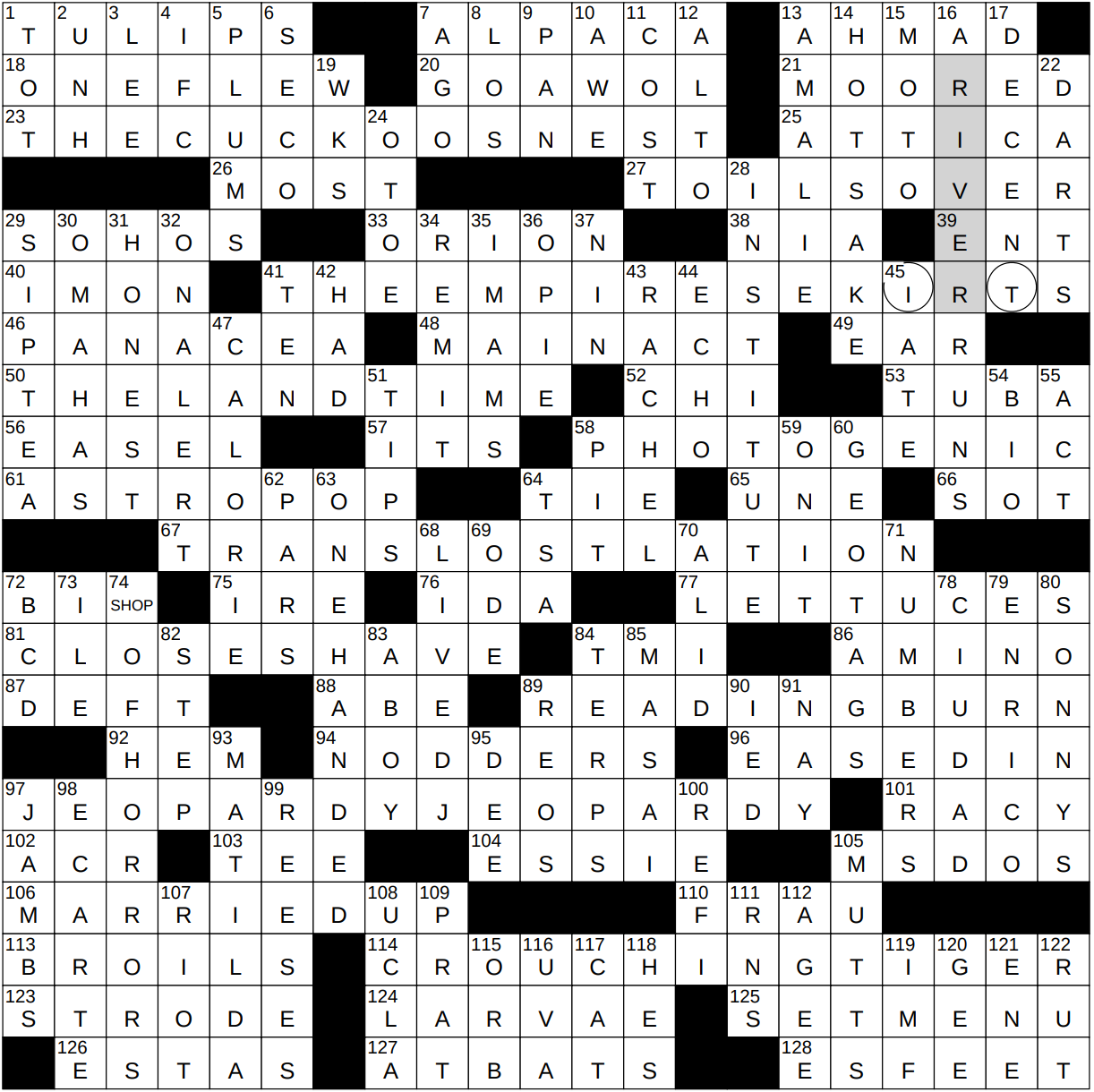 Alphabet Crossword Puzzles - Page 23