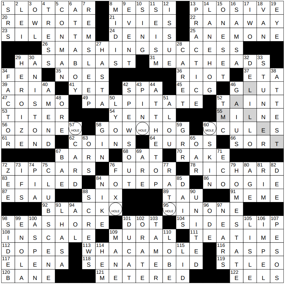0128-24 NY Times Crossword 28 Jan 24, Sunday 